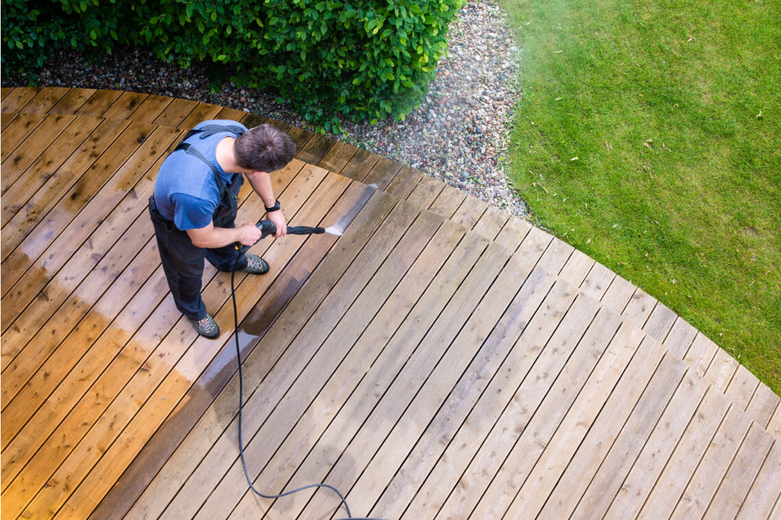 The Benefits of Power Washing Your Deck - Garden and Yards